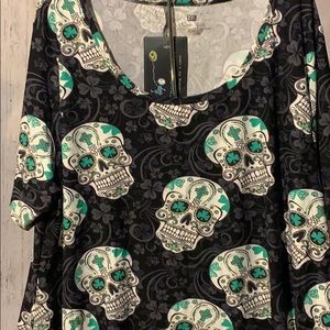 Irish skulls top St Patrick’s Day goth Celtic NWT